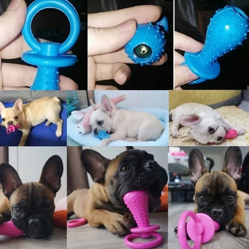 Brinquedo Chupeta para Cães Pequenos de Borracha Resistente à Mordida - Image 3
