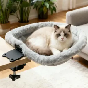 cama de mesa para gatos dobrável
