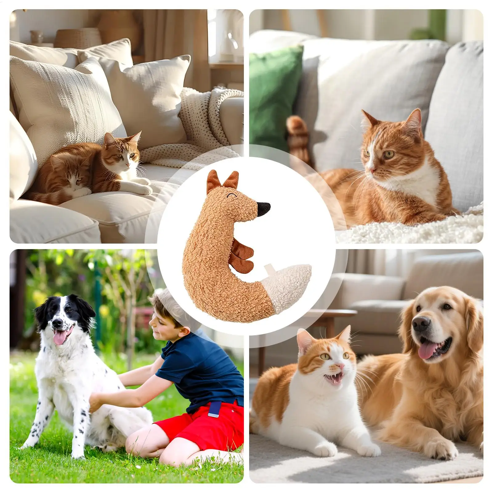 Brinquedo de Pelúcia para Cães e Gatos com Som - Image 6