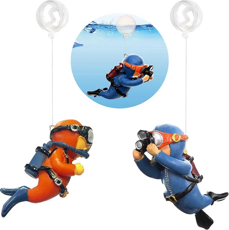 Mergulhador para Aquário Flutuante com Posição Ajustável - Image 4