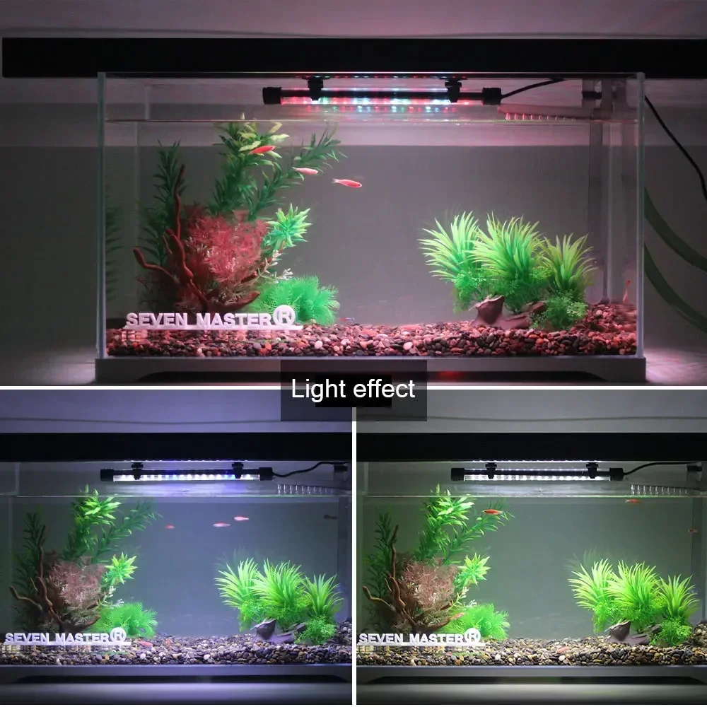 Luz LED para Aquário Submersível Alumínio AC 100v~240v - Imagem 6