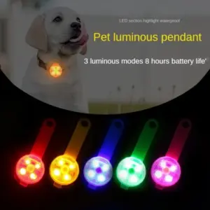 coleira led para cães e gatos verde