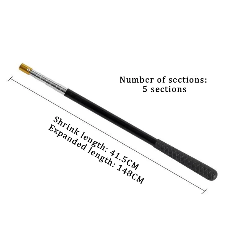 Vara de Captura para Répteis de Aço Inoxidável 42-150 cm Ajustável - Imagem 6