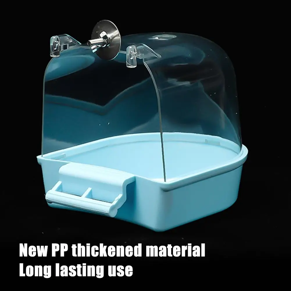 Banheira para Pássaros de Plástico 13,5 cm para Gaiola Transparente - Imagem 5