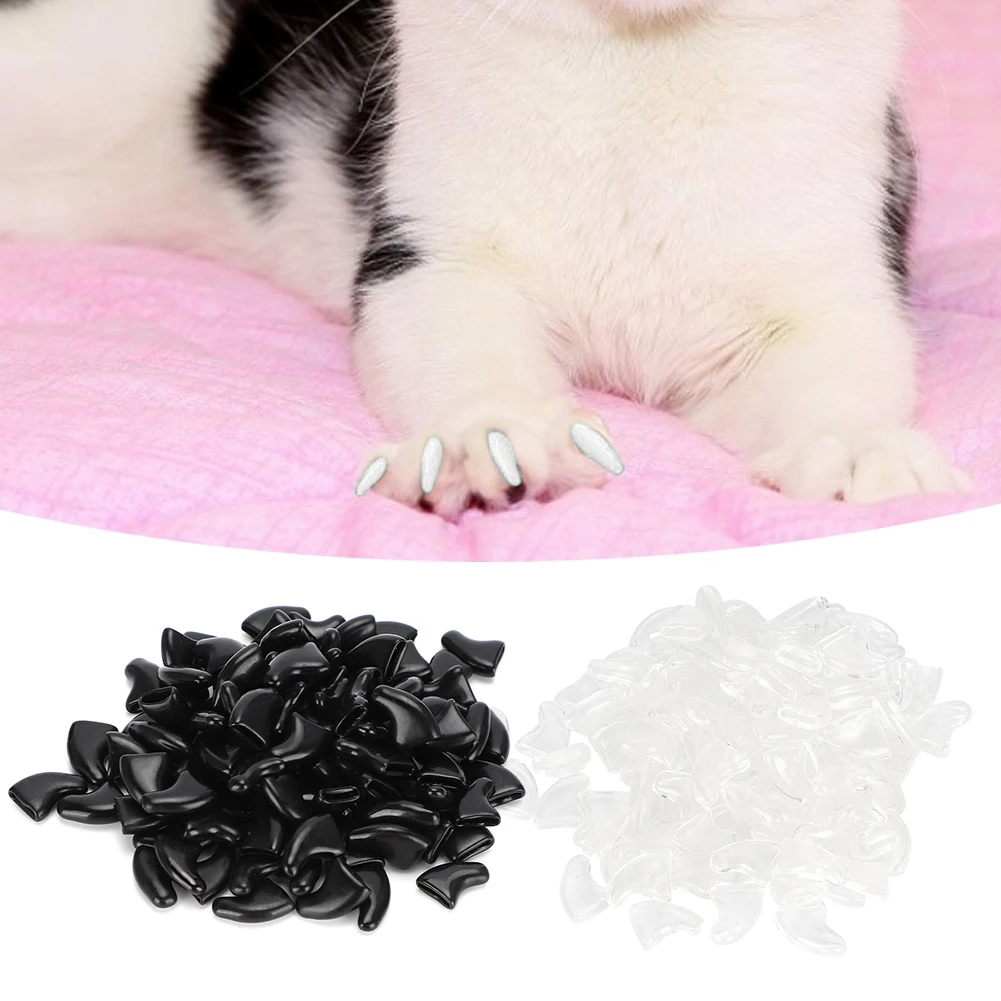 Protetores de Unhas para Gatos de PVC Macio com 100 Unidades - Imagem 2