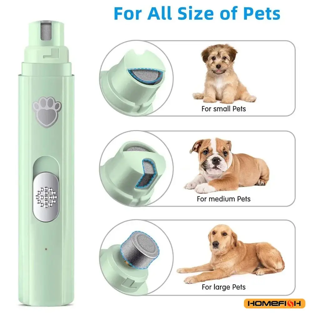 Aparador de Unhas para Cães Recarregável USB com Duas Velocidades - Image 5