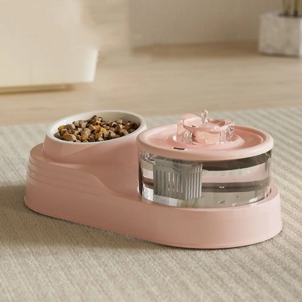 Fonte de Água para Pets 2 em 1 USB com Filtro e Tigela - Image 5