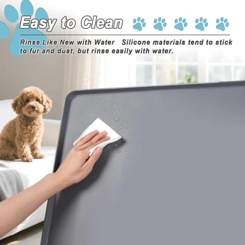 Suporte para Tapete Higiênico de Silicone para Cães 60x60 cm Antivazamento - Imagem 4