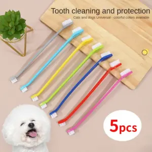 escova de dentes para cães e gatos