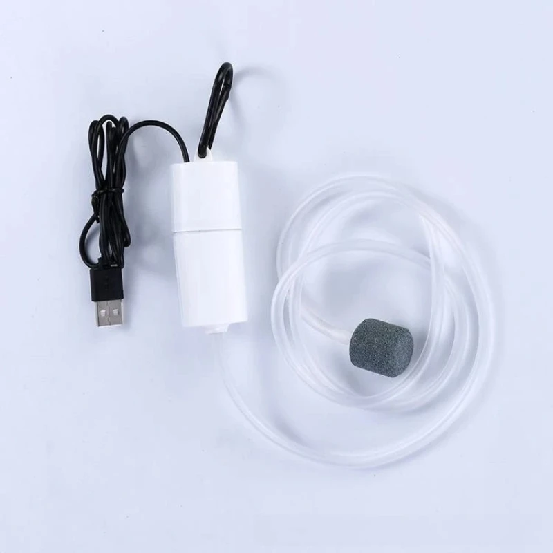 Bomba de Ar USB para Aquário Pequeno 1W Recarregável com Cabo de 90cm - Imagem 6