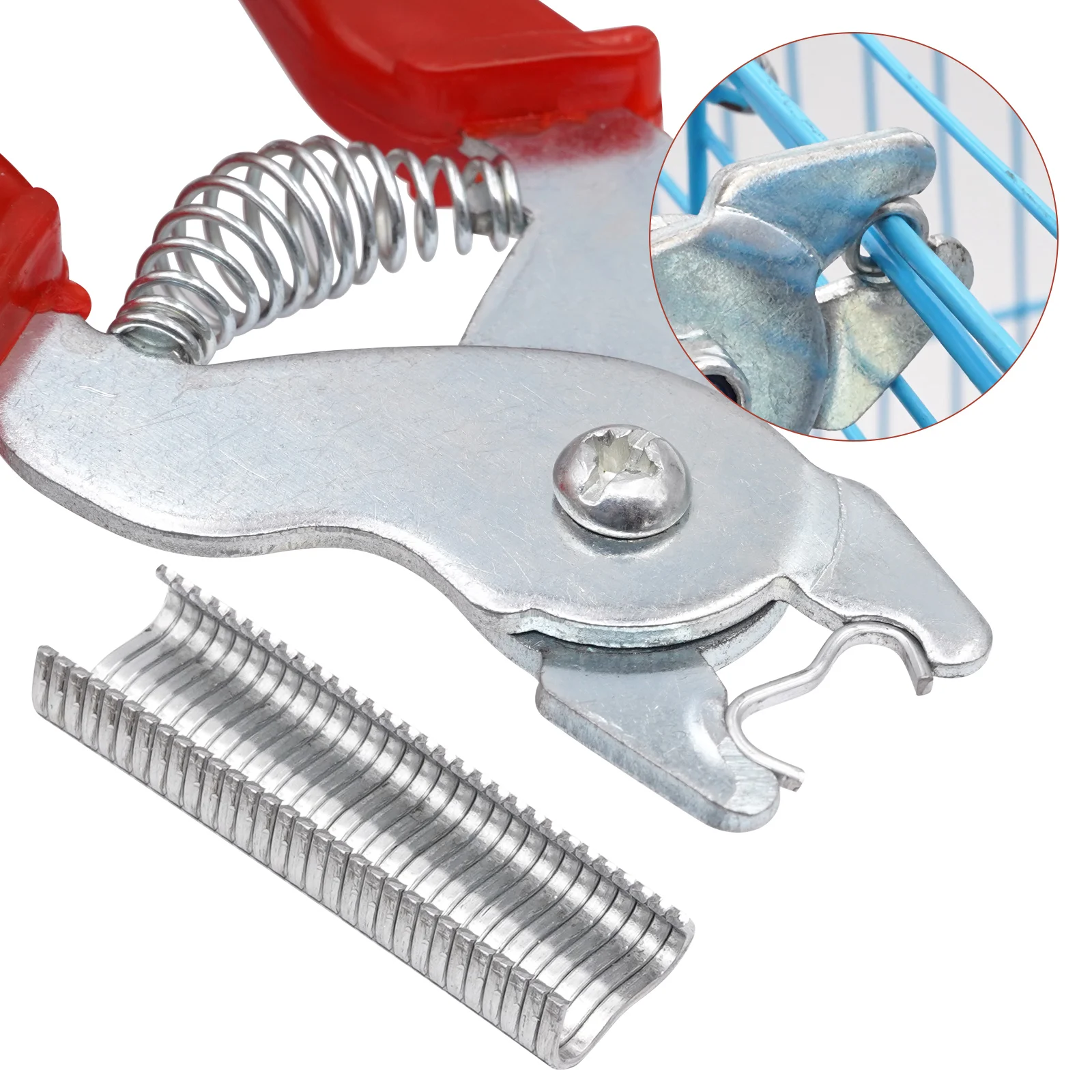 Alicate para Gaiolas de Aves e Roedores com 600 Grampos - Imagem 4