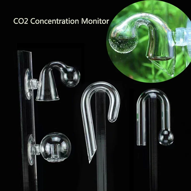 indicador de co2 de vidro para aquário