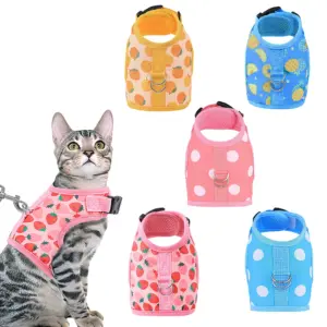 peitoral para gatos malha 3d