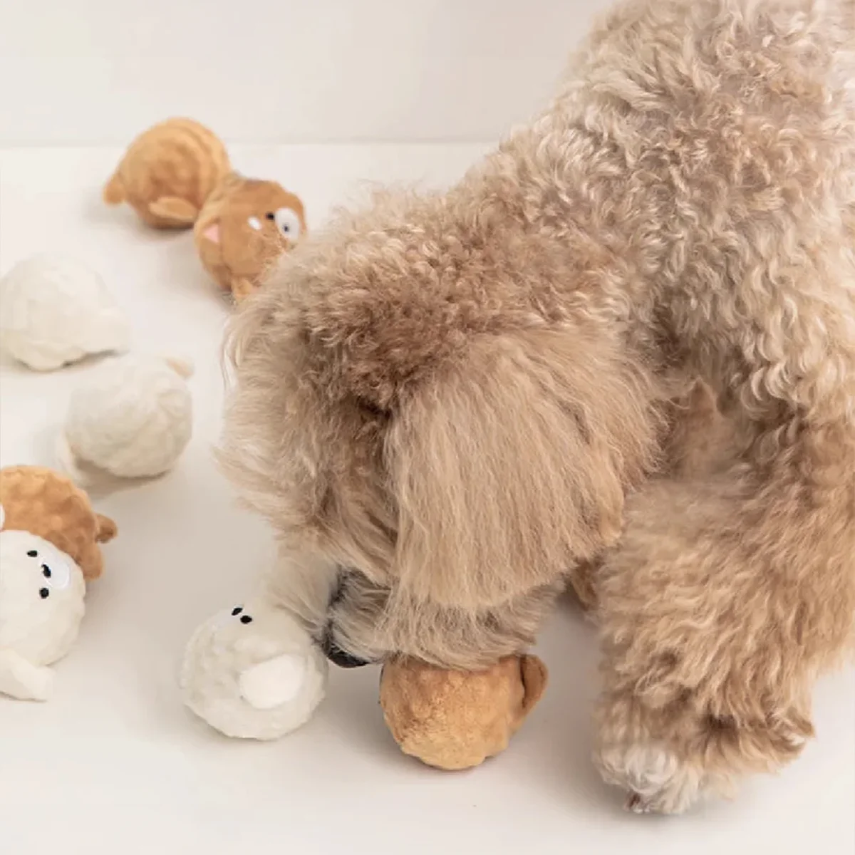 Brinquedo de Bola Squeaky para Cães e Gatos Pequenos com Espinhos - Imagem 2