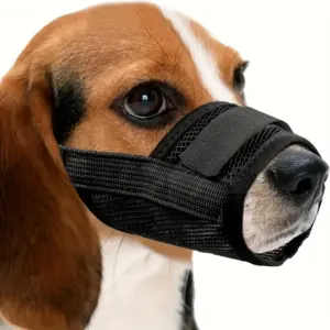 focinheira de malha ajustável para cães