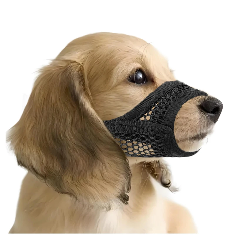 Focinheira de Malha para Cães de Focinho Curto Anti-Mordida - Imagem 6