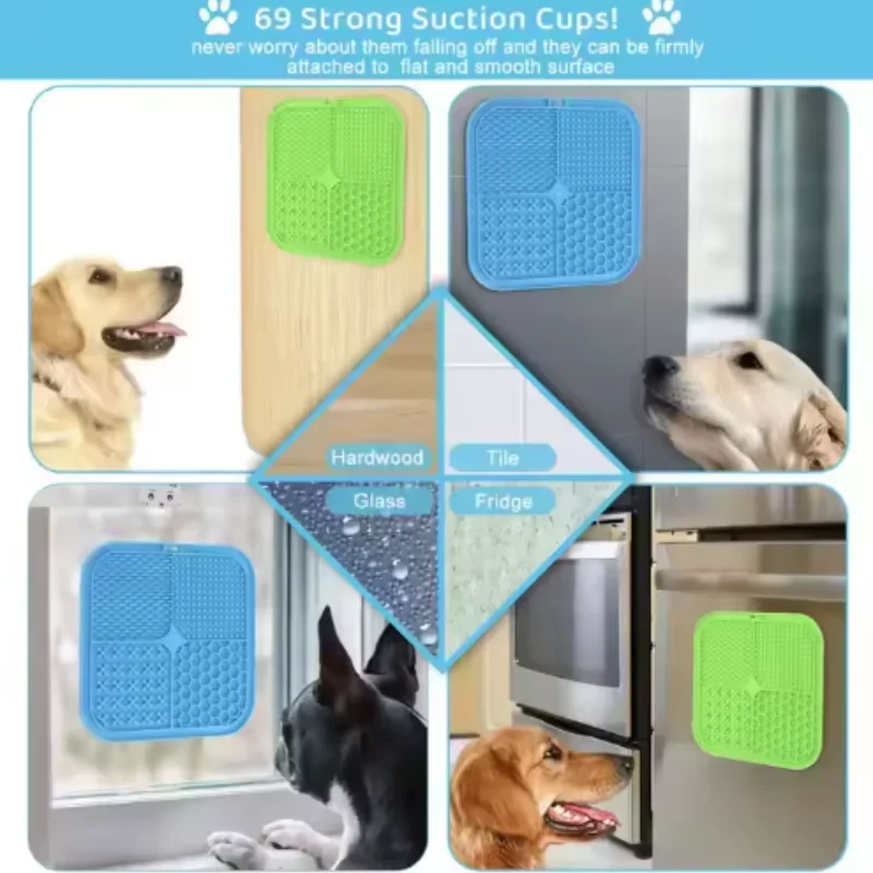 Tapete de Silicone para Cães com Ventosa para Lamber e Comedouro Lento - Image 3