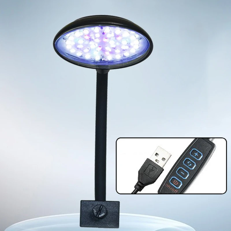 luminária LED USB para aquário