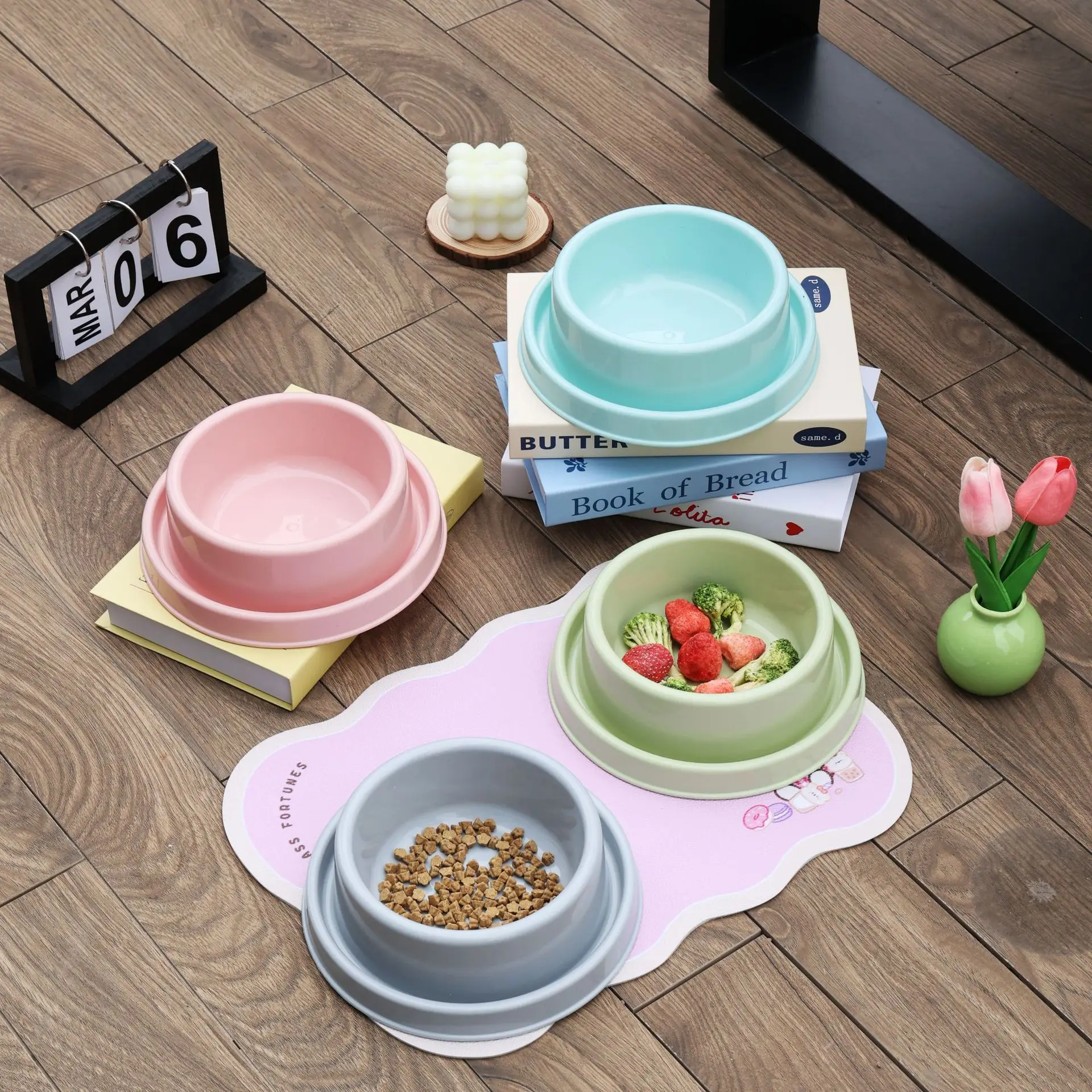 Tigela Antiderrapante para Cães e Gatos com Base Estável - Image 2