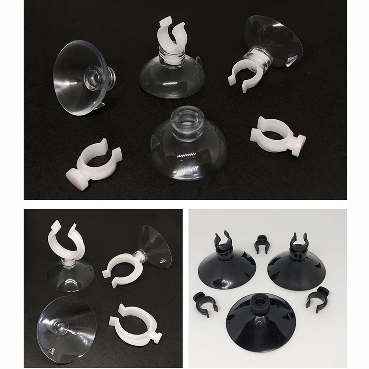 Ventosas para Aquário 21mm 22mm 27mm 30mm com Clipe de Fixação - Imagem 3