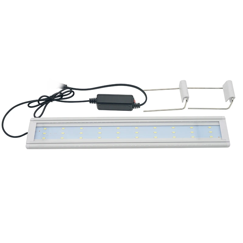 Iluminação LED para Aquário 8W Azul e Branco com Suporte Ajustável - Imagem 2