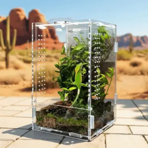 terrário de acrílico para répteis