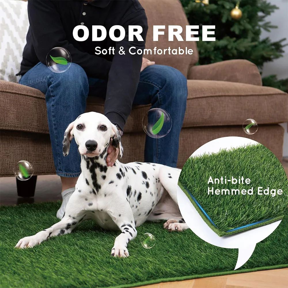 Tapete Sanitário para Cães com Grama Artificial Reutilizável - Imagem 2