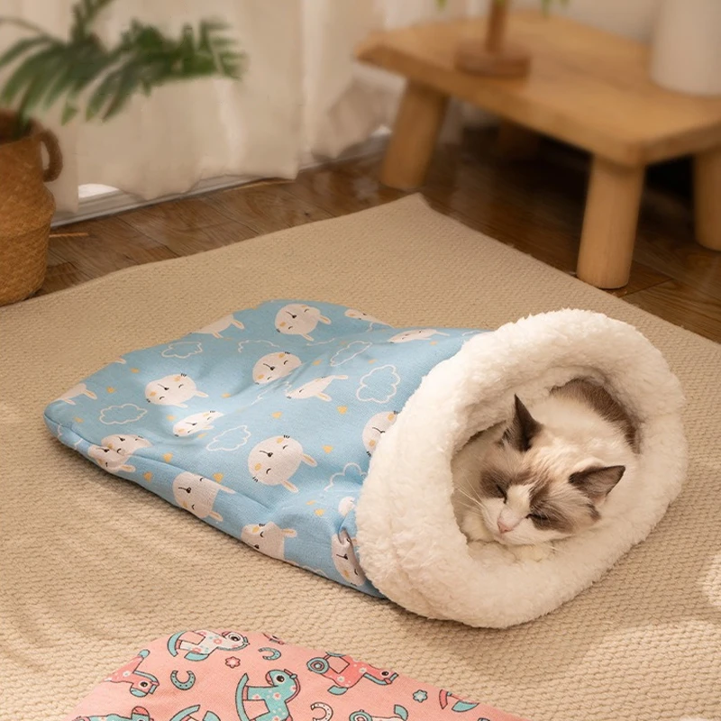 Saco de Dormir para Gatos Tipo Bolso Macio e Quente - Image 2