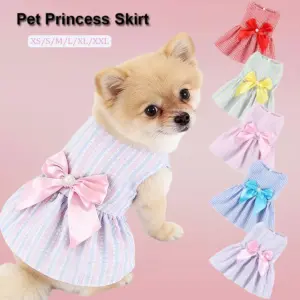 vestido floral para cães pequenos