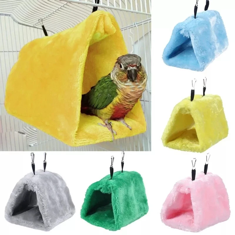Tenda Suspensa para Pássaros de Pelúcia com 2 Ganchos - Image 2