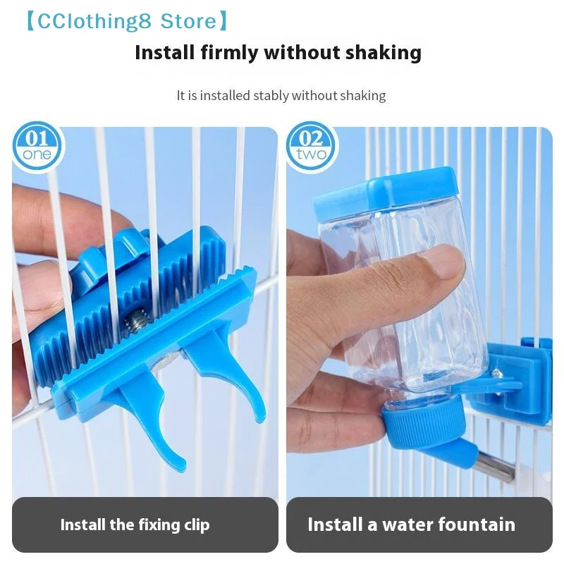 Bebedouro para Pássaros de ABS com Encaixe na Gaiola - Imagem 5