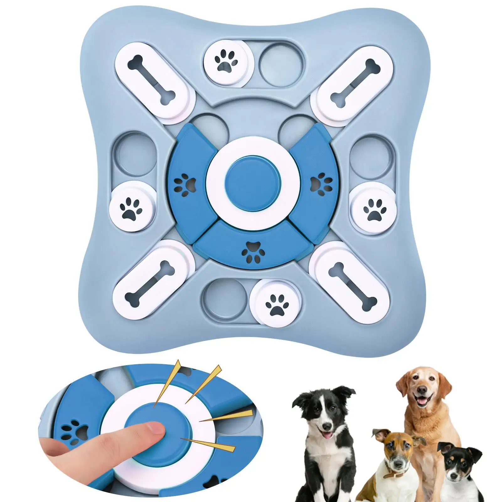 brinquedo comedouro lento para cães
