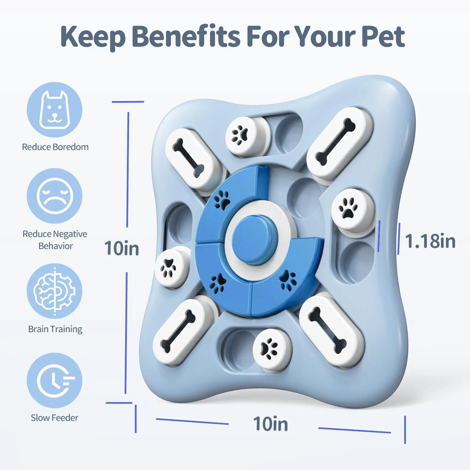 Brinquedo Comedouro Lento para Cães com Dispositivo de Som - Imagem 5