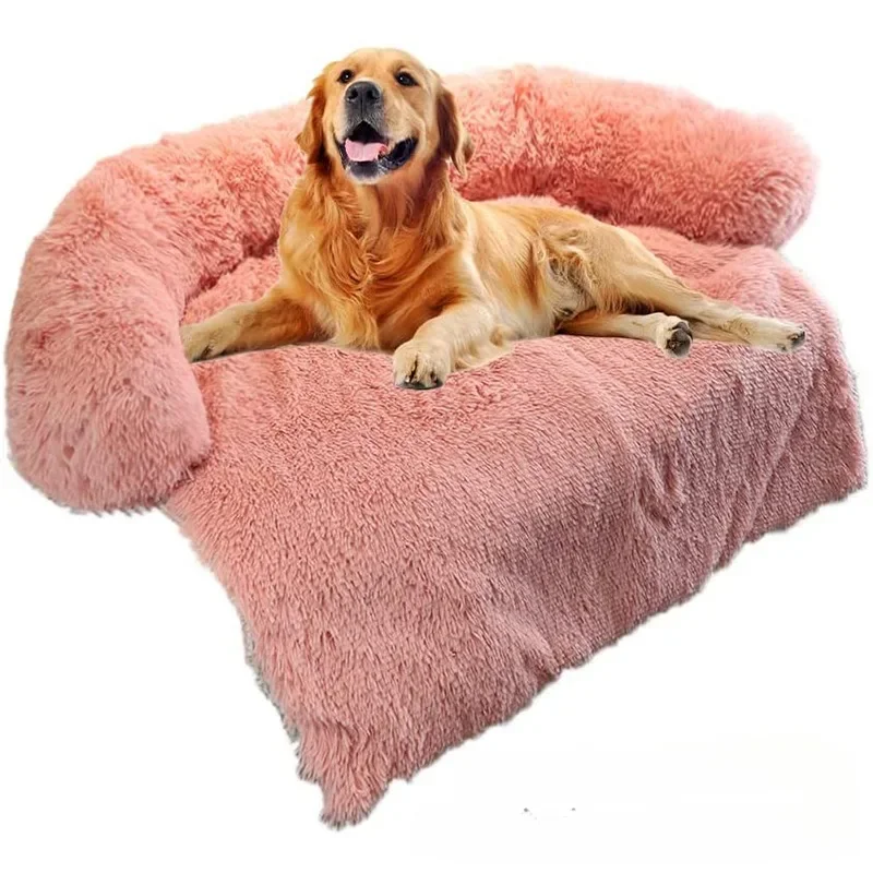 Cama Sofá para Cães e Gatos de Pelúcia Lavável e Antiderrapante - Image 6