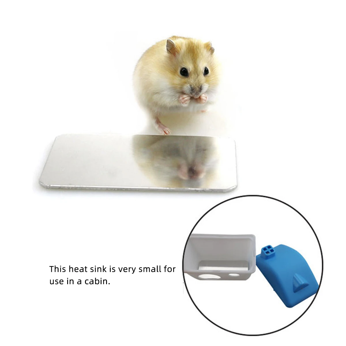 Placa de Alumínio para Hamster e Coelho Resfriamento no Verão - Imagem 3