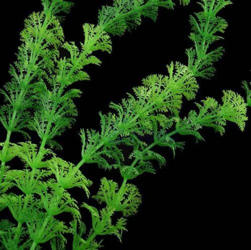 Planta Artificial para Aquário de Plástico com 29,5 cm de Altura - Imagem 6