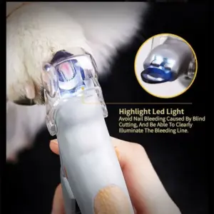 cortador de unhas pet com led