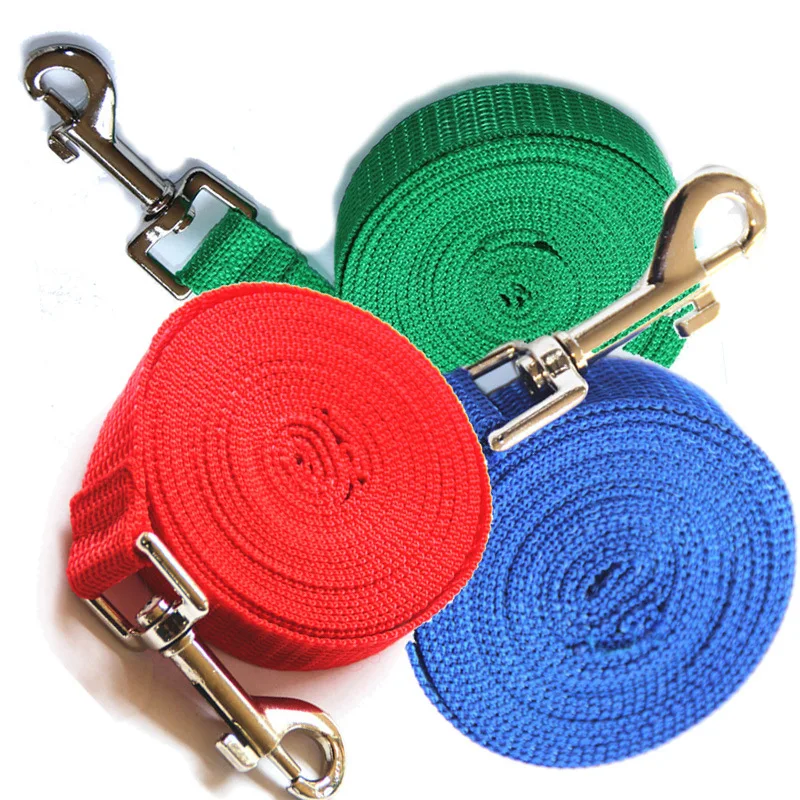 Trela de Nylon para Cães de 1,5 a 50 m para Treinamento e Passeio - Imagem 2