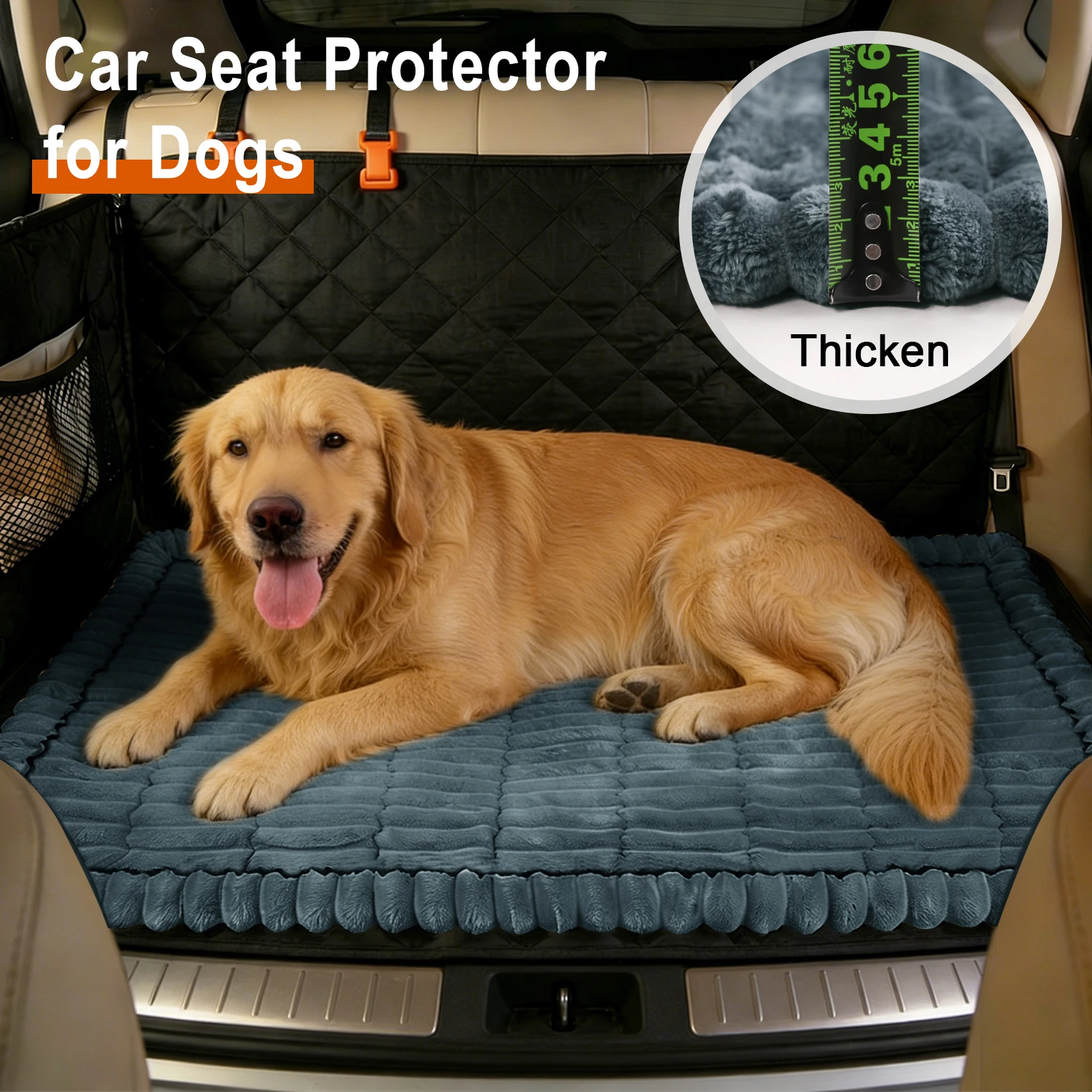 Capa para Banco de Carro para Cães Lavável Antiderrapante - Image 3