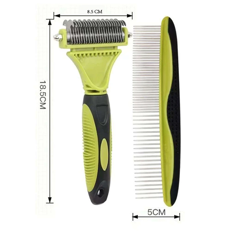 Escova e Pente para Cães e Gatos de Dois Lados para Remover Nós - Image 6
