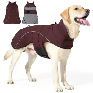 casaco impermeável refletivo para cães