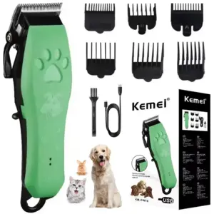 máquina de tosa recarregável usb para cães