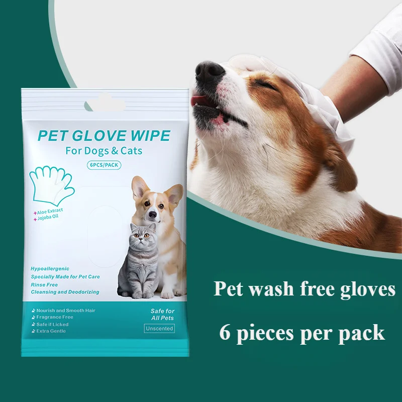 Luvas de Limpeza Descartáveis para Cães e Gatos Sem Enxágue - Image 2