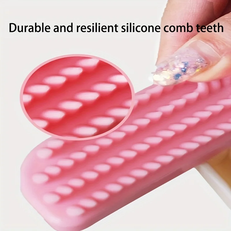 Escova para Coelhos e Gatos com Pente Destacável para Remover Pelos - Imagem 3
