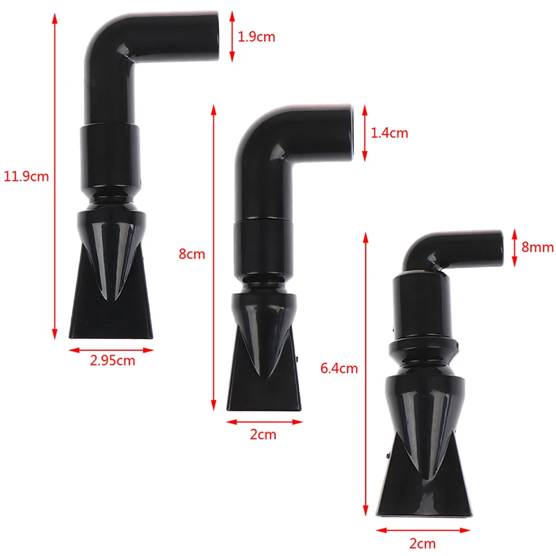 Bico de Saída para Aquário Duckbill Preto Ajustável 360 graus - Imagem 6