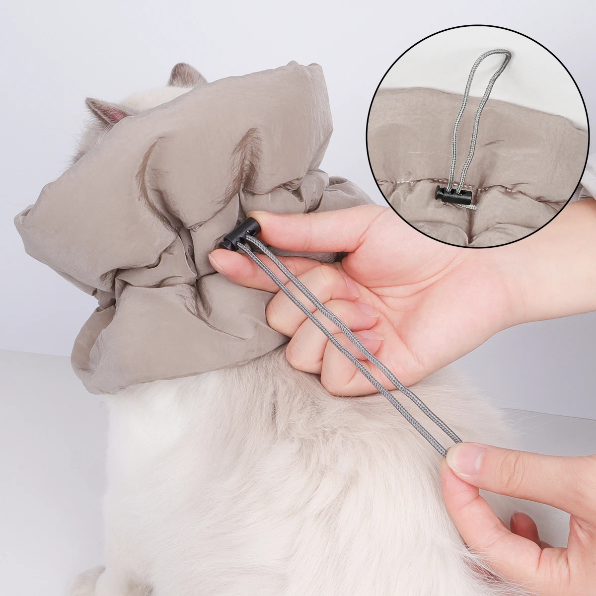 Coleira Lenço para Gatos Pós-Esterilização Impermeável - Imagem 4