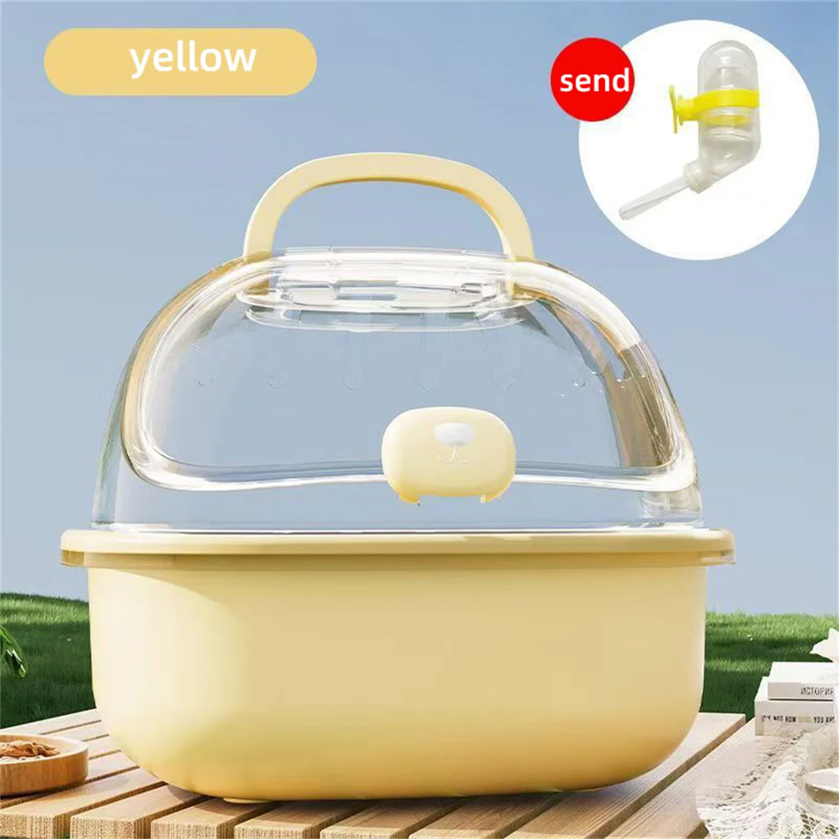 Gaiola Portátil para Hamster com Grande Espaço Externo - Imagem 5