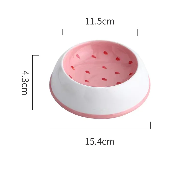 Kit 4 Tigelas de Cerâmica para Cães Pequenos e Gatos Coloridas - Imagem 2