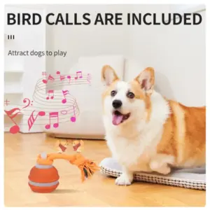 bola interativa para cães recarregável