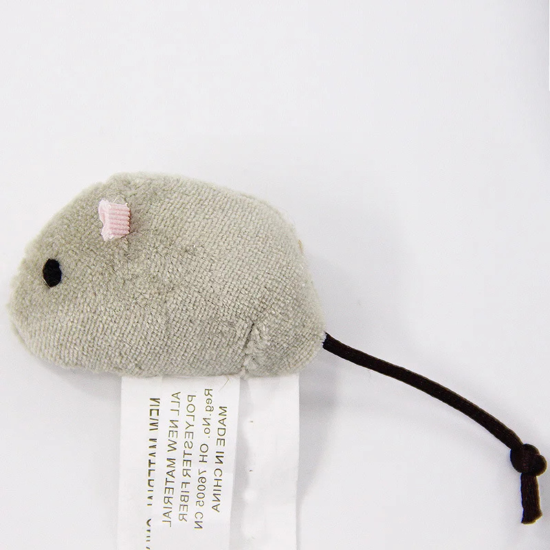 Brinquedo de Pelúcia para Gato Kit 3 Ratos com 10,5 cm - Imagem 5